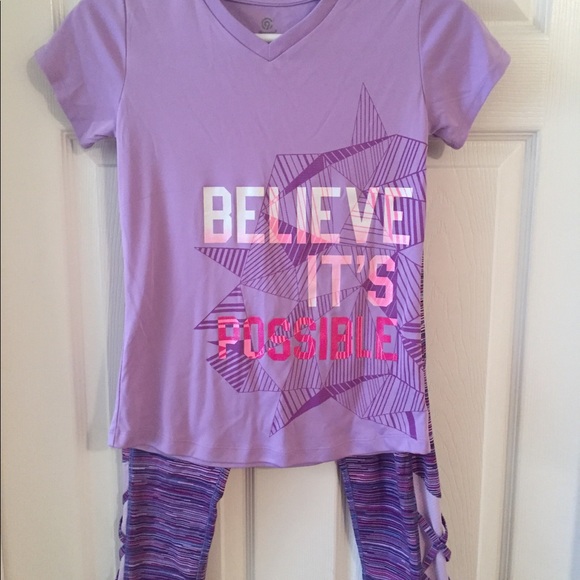 champion shirt and leggings